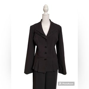 Kim Rogers black suit jacket, size 14